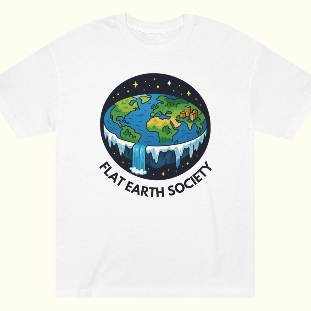 Flat Earth Society Tee